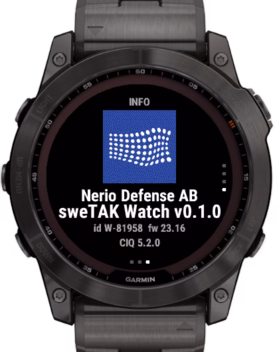 sweTAK on the wrist: tactical awareness and soldier health, without the cloud